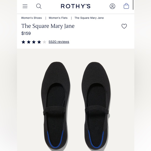 Rothy's Max Square Mary Janes - Picture 6 of 6